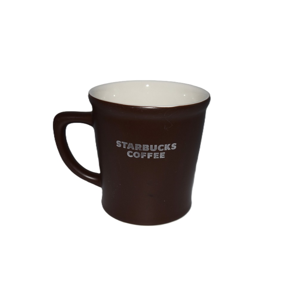 Vintage Starbucks Coffee Mug 2008 16oz Brown Excellent Matte‎ Ceramic Cup